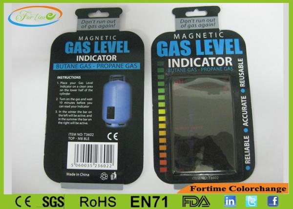 Customized Magnetic Gas Bottle Level Indicator Propane Caravan Camping BBQ Heating