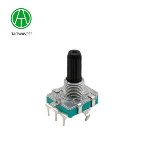 16mm Incremental Shaft Encoder Rotary With Push Switch Motion Detection