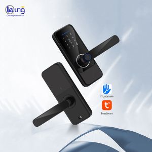 Quality S810 Automatic Fingerprint Door Lock Aluminum Alloy Tempered Glass for sale