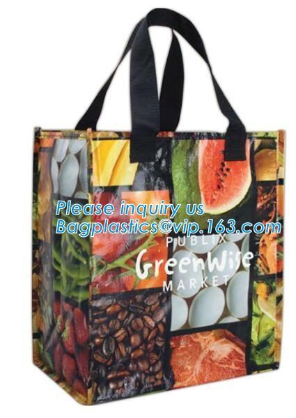 Newest promotional pp laminated non woven thermal lunch bags, Cheap Price Tote Shopping Non Woven Bag, bagease, package