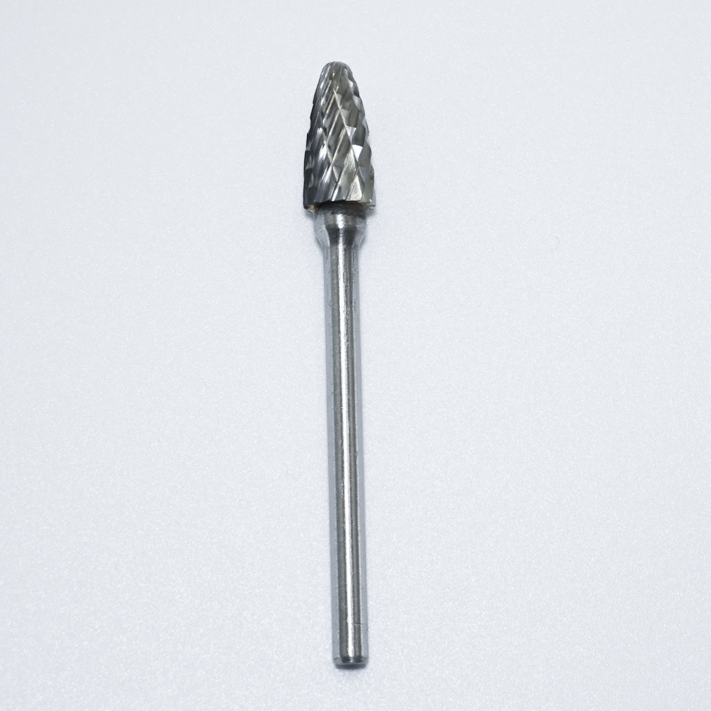 Type F Standard Tungsten Carbide Rotary Burr with 120° Point Angle and 3 Years Warranty for Metal Machining
