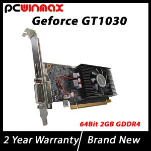 Quality PCWINMAX Geforce GT 1030 2GB DDR4 64Bit Computer Graphics Card Low Profile HD DVI Outputs GPU for sale