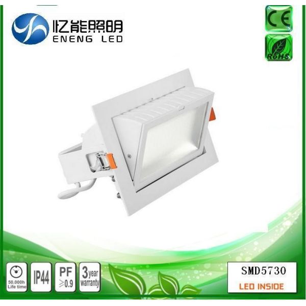 50W Adjustabl Square dimmable led down light led down light Rectangular downlight led trunk light with AC200-240VV