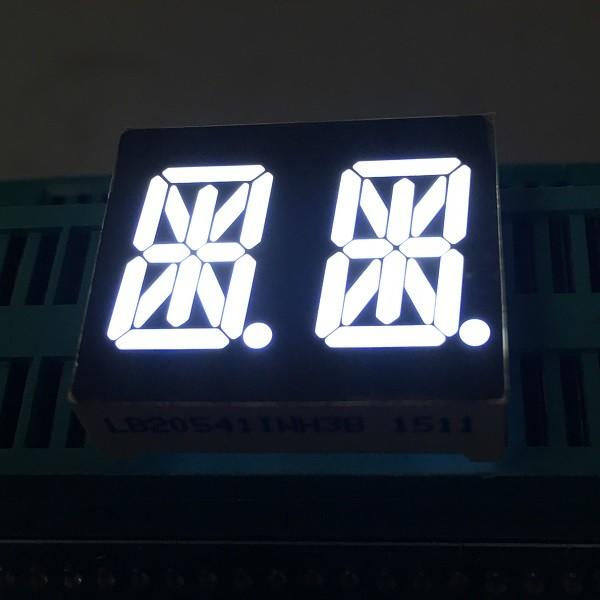 Ultra Bright White 0.54" 14 Segment Led Display Dual Digit common anode For