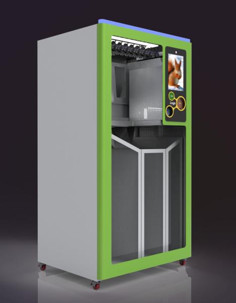 Buy Tinned / Metal Can Reverse Recycling Vending Machine With Compressor CE Approval at wholesale prices