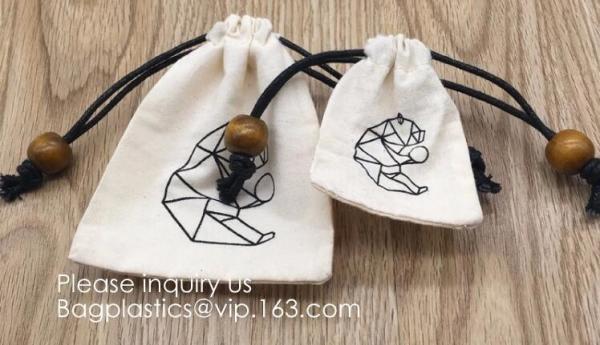 Cotton Drawstring Bags Muslin Bag Sachet Bag for Wedding Party Home Supplies crafts, candies, coffee bean, tea leaf, sma
