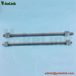 Quality ASTM standard double arming bolt WITH SQUARE NUTS for sale