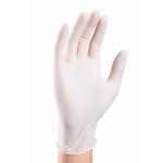 ISO 510K Certification Transparent Latex Gloves / Latex Exam Gloves Medium