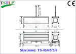 RJ45 Lightning Surge Arrester For Protecting Network / Computer Data Transmissio