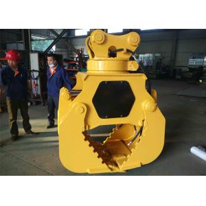 Customized Hydraulic Worm Excavator Rotating Grapple Q345B + Hardox