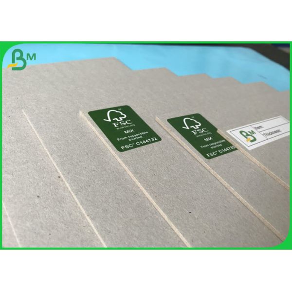 grey chipboard 800gsm Grey Cardboard Sheets 640mm*900mm With Recycled Pulp Material