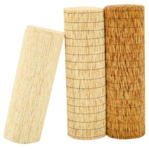 China Natural Wicker Fence Panels Roller Light Weight Willow Fence For Yards Privacy on sale