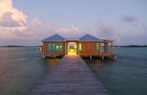 Quality Overwater Bungalow Hotel Modular Home : Prefab Light Steel Frame House Kits for sale