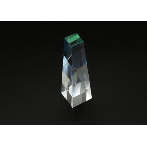 Deflection Optical Glass Prism Custom Size Angle Material Shape And Coatings