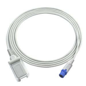 Quality Drager Siemens SpO2 Sensor Probe 7Pin To DB9 SpO2 Extension Cable 2.4M TPU for sale