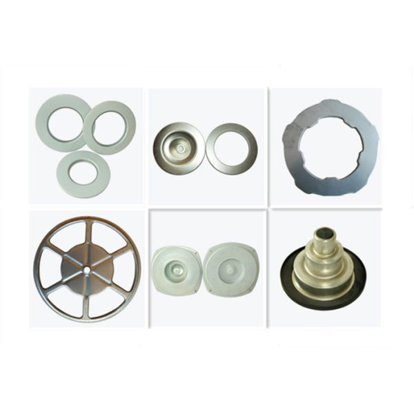 Galvanized Mesh Molded Filter Cartridge End Caps Fit Wide Range Tubesheet Holes