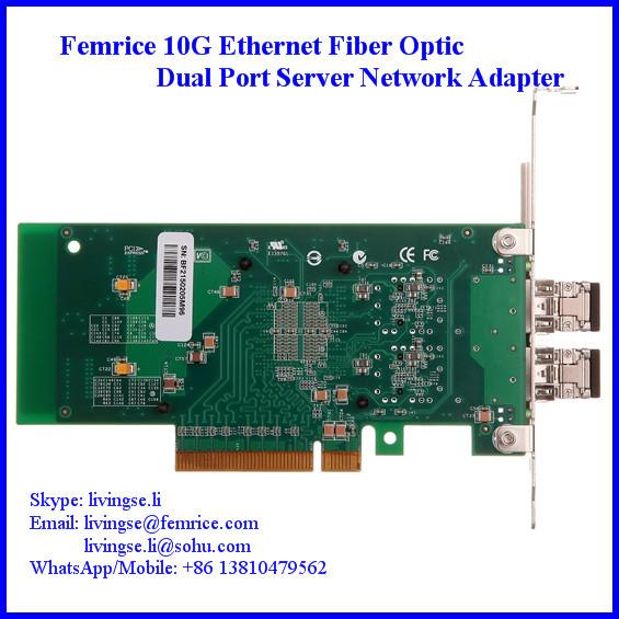 Buy 10G Dual Port Server Application NIC Lan Card Lan Adapter at wholesale prices