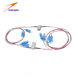 Low PDL TUV 2x2B SM 1310nm 1550nm Fiber Optical Switch