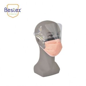 2.5cm Width Disposable Face Mask With Eye Shield
