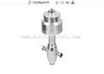SS Pneuamtic 3 Way Globe Valve With Tri Clamp End For Regulating