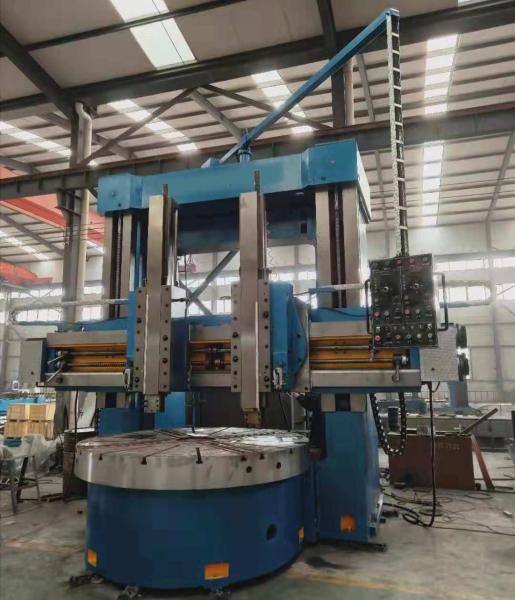 Buy Double Column Vertical Turning Lathe Machine , Cnc Manual Vertical Lathe at wholesale prices