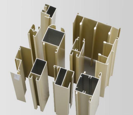 Buy Powder Painted / Anodized Aluminum Extrusion Profiles For Side Hung Doors at wholesale prices