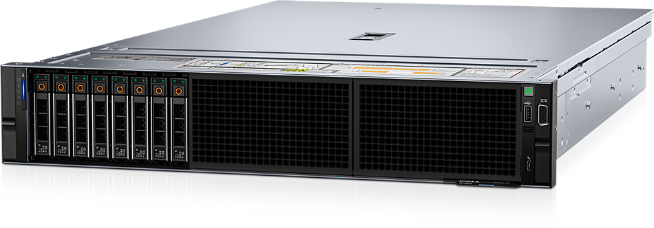 Memory Module Slot Dell R7625 2U Server Chassis with Private Mold and AMD EPYC CPU