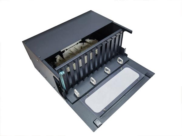 Buy 4U 144 Core Sliding Drawer Fiber Optic Patch Panel With Removeable Adapter Panel 19in at wholesale prices