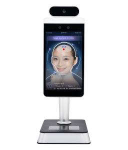 8 Inch 3D face recognition thermometer terminal Time Attendance System