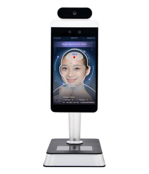 Buy 8 Inch 3D face recognition thermometer terminal Time Attendance System at wholesale prices