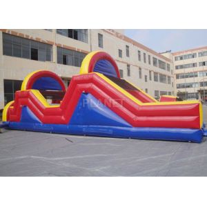 Quality Indoor / Outside Inflatable Obstacle Course Training Course Equipment for sale
