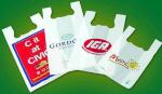 Printing Wholesale Custom Plastic Shopping HDPE/LDPE T-shirt Bag