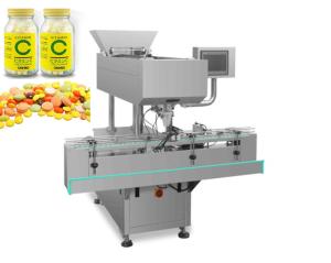 TIANHE 60 Bottles Automatic Tablet Counting And Filling Machine PLC Control