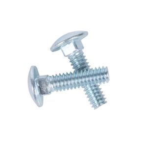 Class 8.8 Full Thread Square Neck Carriage Bolt Zinc Plated