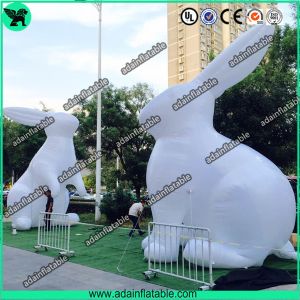Quality White Inflatable Bunny,Easter Inflatable,Lighting Inflatable Bunny for sale