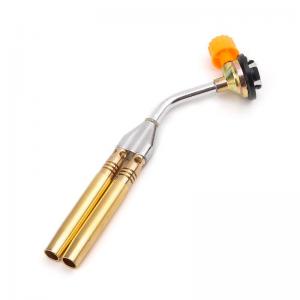 China 150g/H Handheld Welding Torch Double Nozzles Butane Brazing Torch on sale