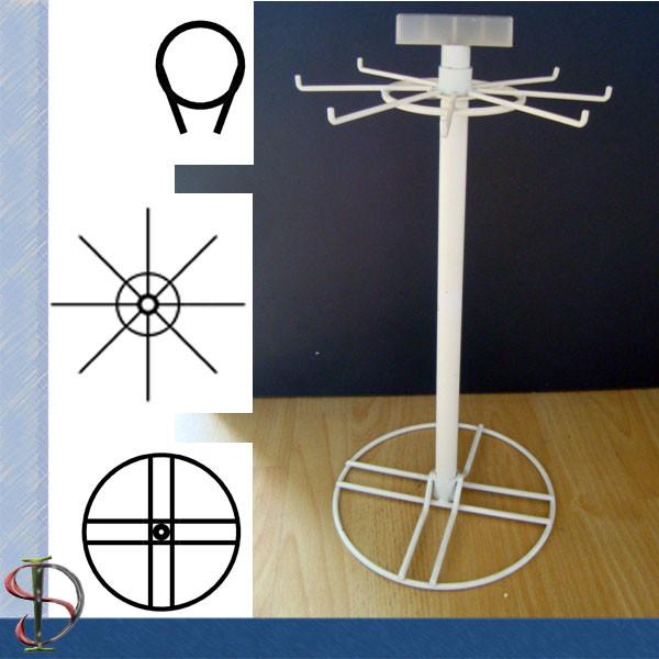 Buy One rotor Display Rack on table / Metal Hooks Display Stand / Rotating Countertop Rack / Spinner at wholesale prices
