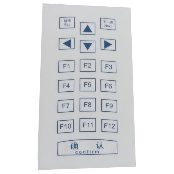 19 key industrial membrane IP65 keypad with USB , short stroke 0.45mm