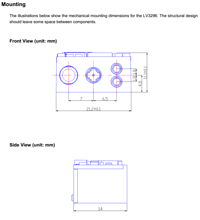 Small Tablet PC 2D Barcode Scanner Module QR Code Reader Engine 210mA Operating Current