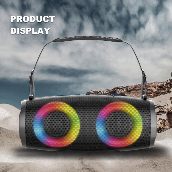Buy Aux In RGB Light Bluetooth Speaker With 100Hz 18KHz Frequency Response at wholesale prices