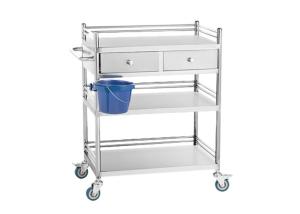 Removable Rust  - Proof Instrument Trolleys For Laboratories