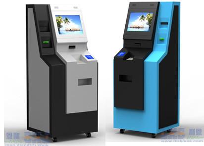 Buy 15 inch All in One IR Touch Self Service Payment Kiosk With Cash Dispenser at wholesale prices