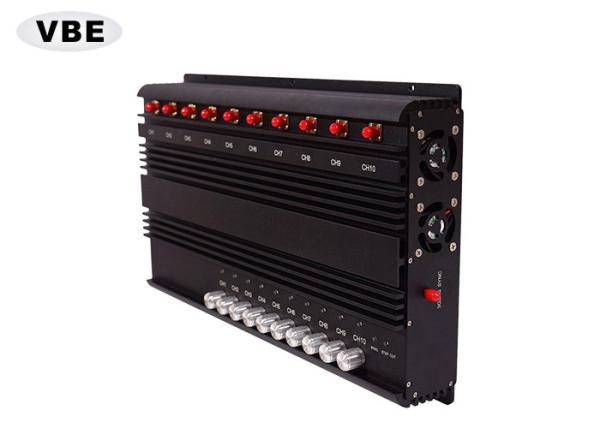 10 Bands GPS Signal Jammer Up To 20W RF Output Power Signal Synchronization