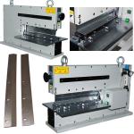 High Speed Pneumatic PCB Separator Machine Two Sharp Linear Blades