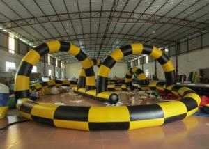 Quality Zorb Ball Inflatable Quad Track , Customized Kids Toy Cars Blow Up Race Track for sale