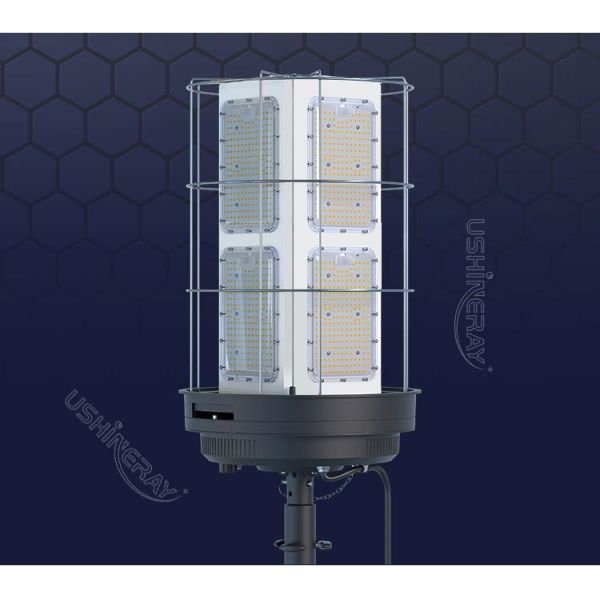 Mobile Tripod Work Light 1000W LED Balloon Light Tower For Safety Management Equipment