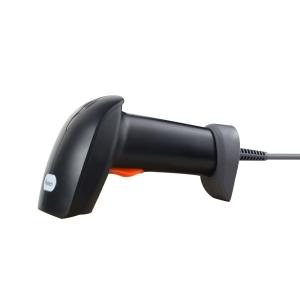Quality Hand Free QR Code Reader , CMOS Supermarket 1D 2D Barcode Scanner for sale