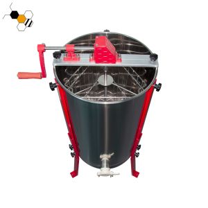 Ergonomic Handle Diameter 38cm 3 Frame Manual Honey Extractor