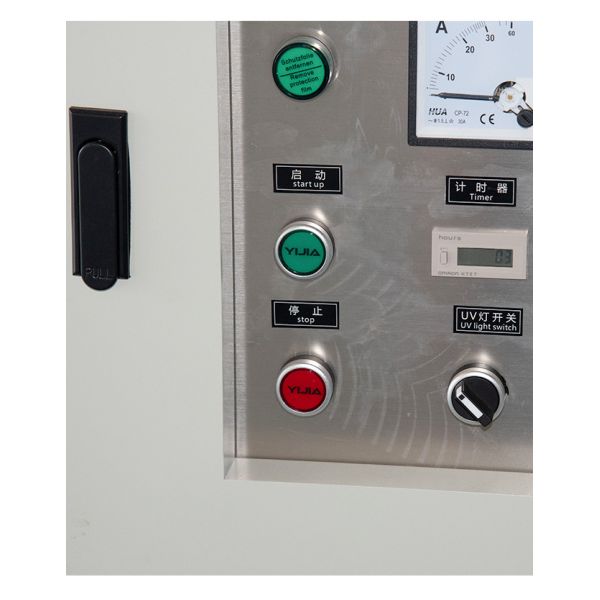 356nm 3500mm height Curing Conveyor for ink