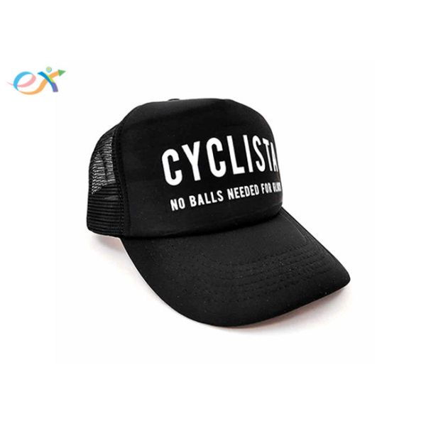 Sublimation Logo Blank Custom High Quality Baseball hat Mesh Back 5 Panel Trucker Caps
